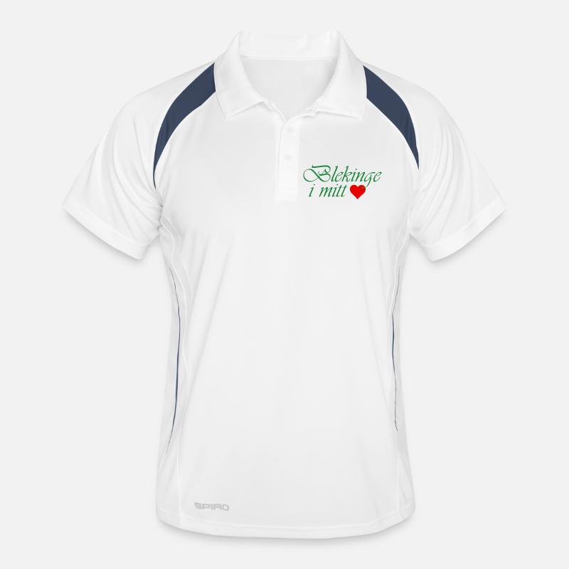 Blekinge dans mon cœur Polo respirant Homme