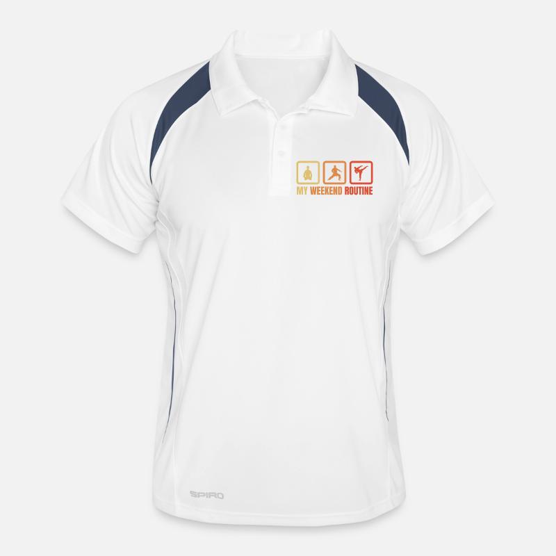 Karateka Weekend Routine Men's Polo breathable