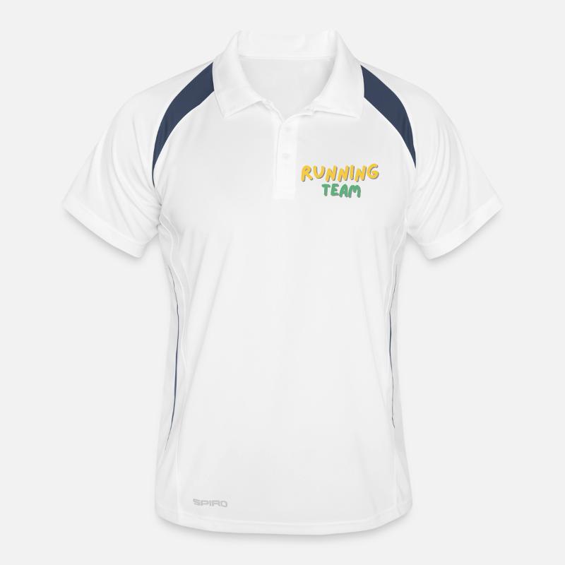 Running Team Männer Polo atmungsaktiv
