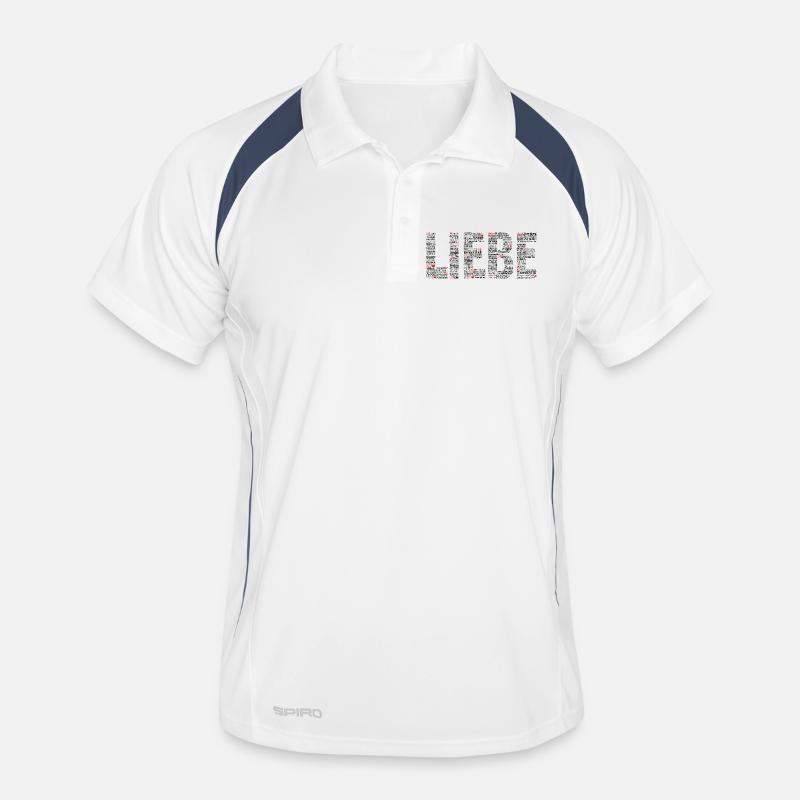 Love. Men's Polo breathable