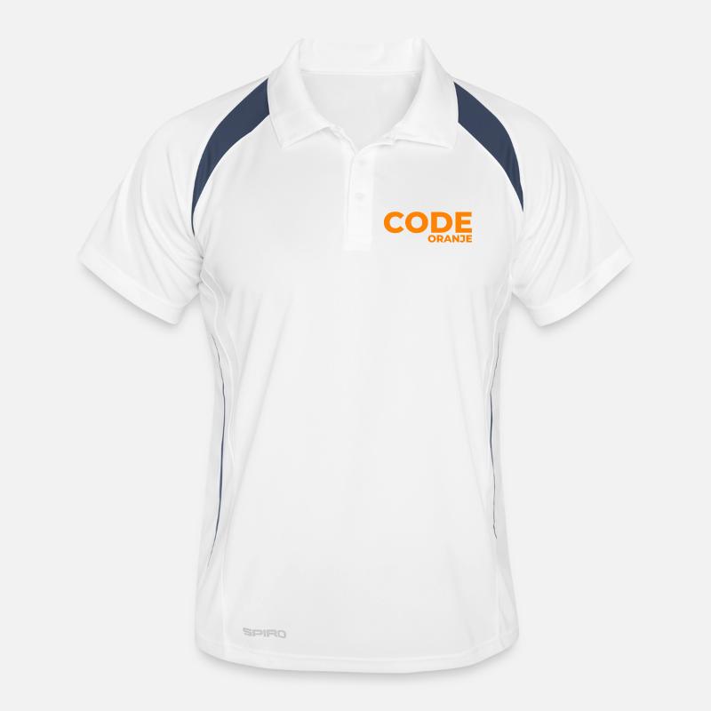 Code Oranje - Nederland - Netherlands Niederlande Männer Polo atmungsaktiv