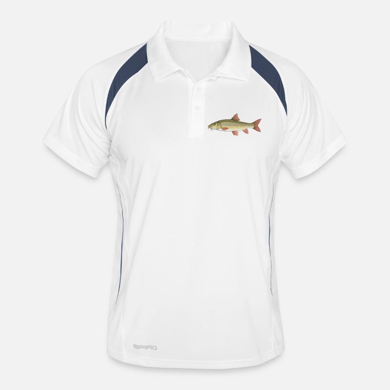 Pêche au barbeau Pêche Polo respirant Homme