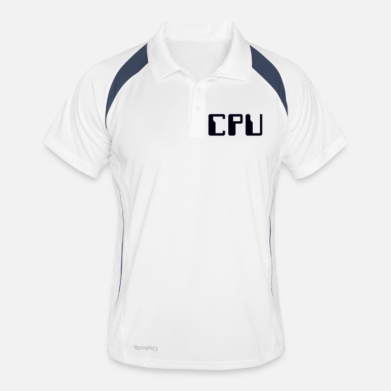 CPU Memory Men's Polo breathable