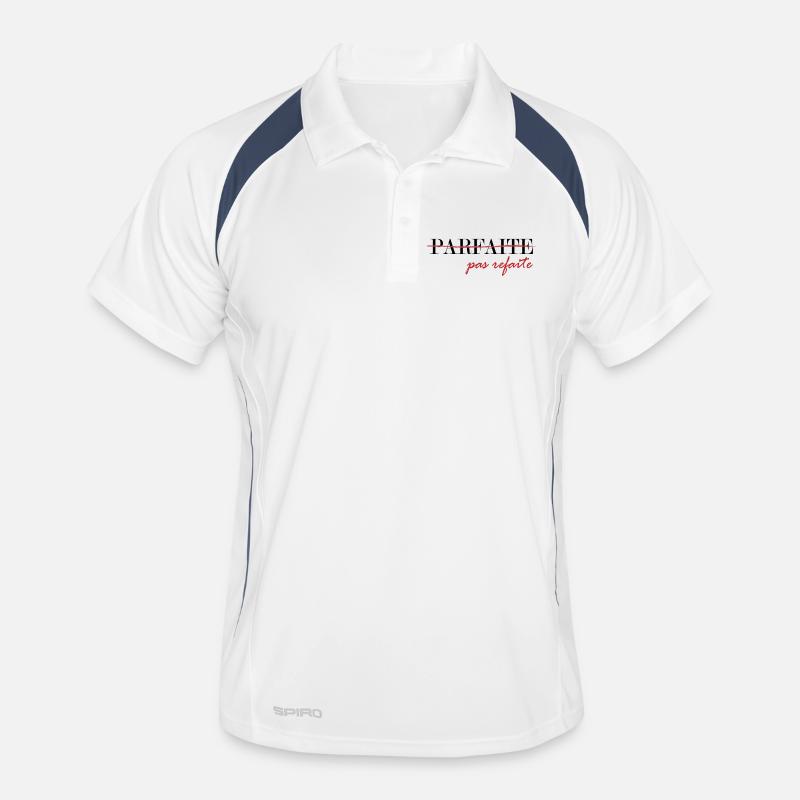 parfaite, pas refaite (noir) Polo respirant Homme