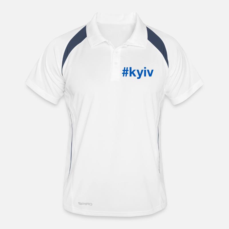 KYIV Kiev Ukraine Hashtag Polo respirant Homme