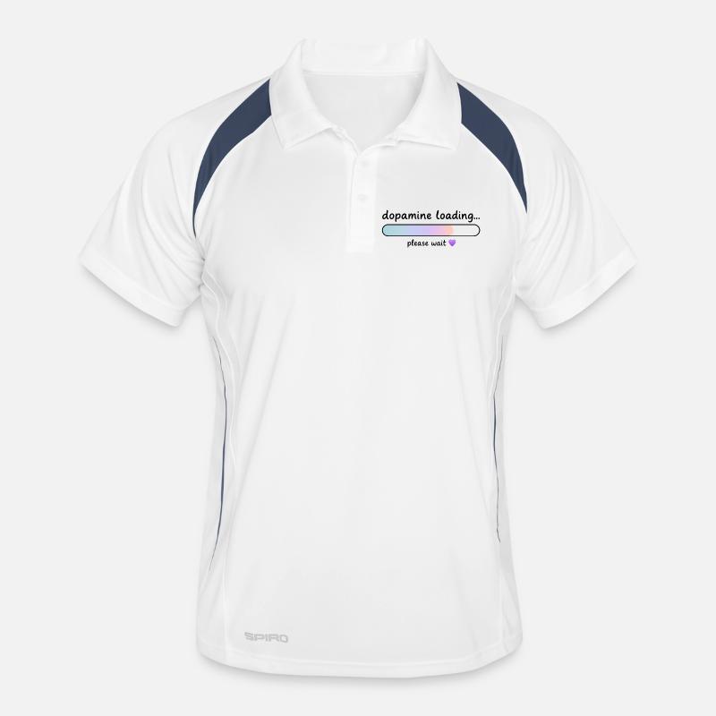 Gradient de charge de dopamine Polo respirant Homme