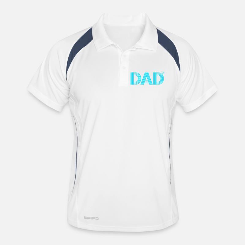 Zwillinge Vater Zwilling Papa Männer Polo atmungsaktiv