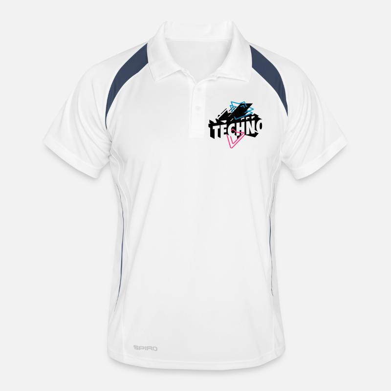 Techno Music Men's Polo breathable