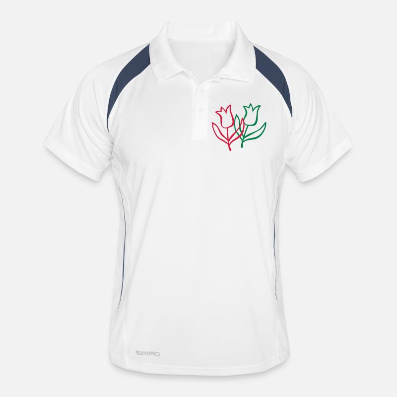 tulipe Polo respirant Homme