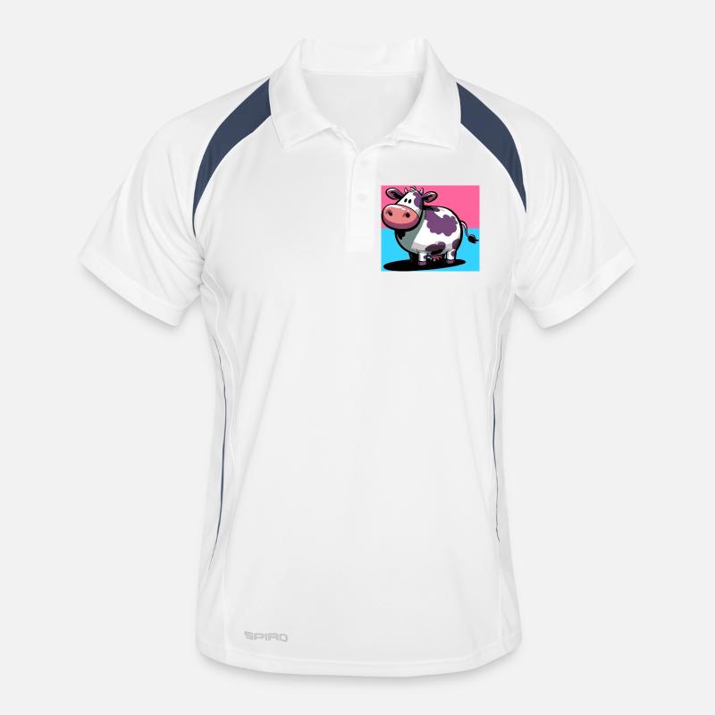 Kuh Männer Polo atmungsaktiv