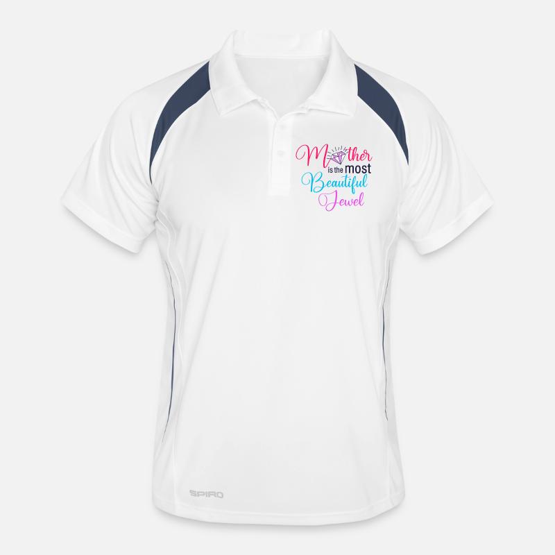 Belle chemise bijou de mère Polo respirant Homme
