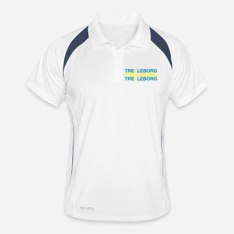 TRELLEBORG Suède Suède Drapeau suédois Polo respirant Homme