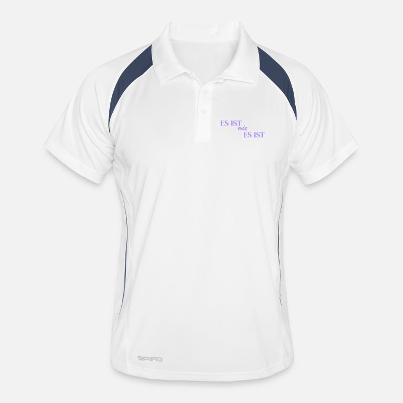 It is what it is Men's Polo breathable