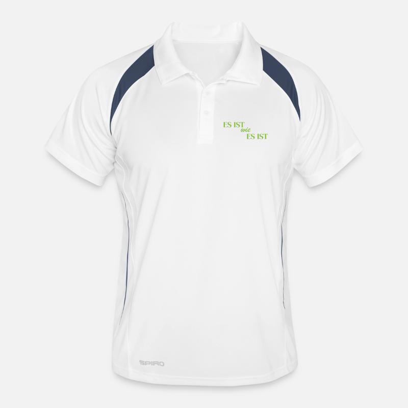 It is what it is Men's Polo breathable