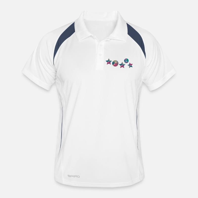 Stars Christmas Men's Polo breathable