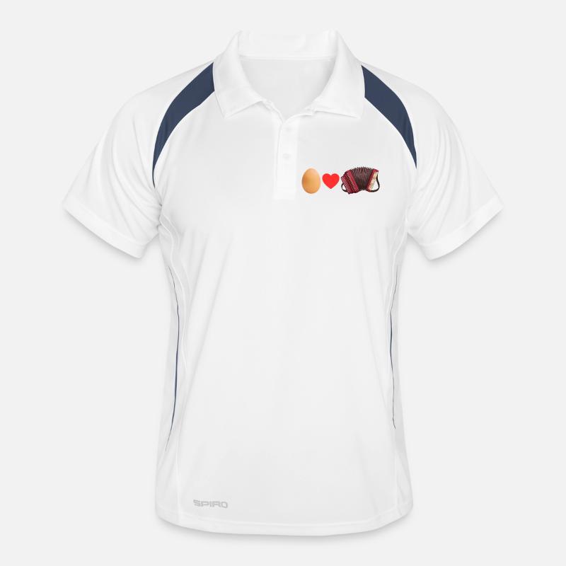 Ei love Quetschn Men's Polo breathable