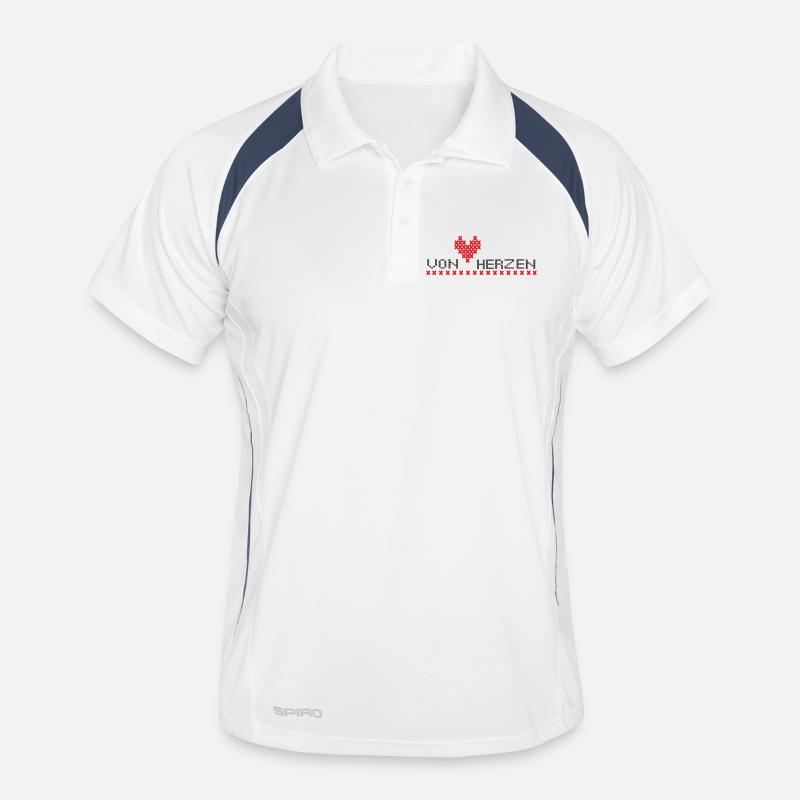 Von Herzen  Männer Polo atmungsaktiv