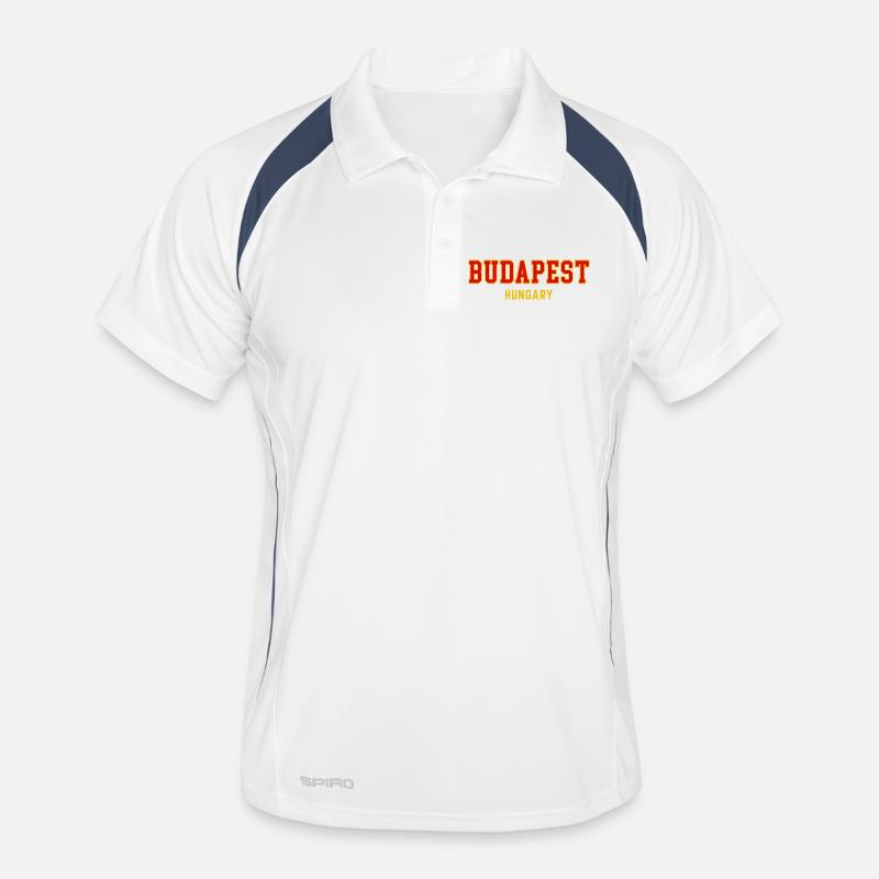 Équipe universitaire de la Fierté de Budapest City Polo respirant Homme