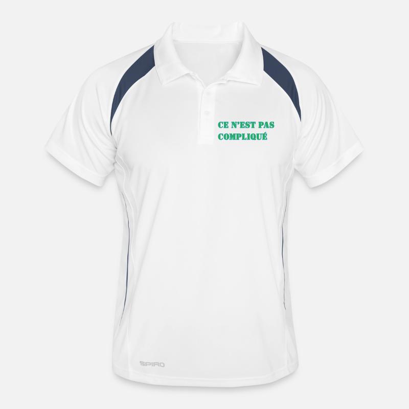 CE N’EST PAS COMPLIQUÉ Polo respirant Homme