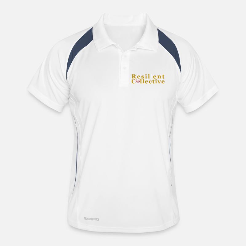 Widerstandsfähiges Kollektiv-Logo Männer Polo atmungsaktiv