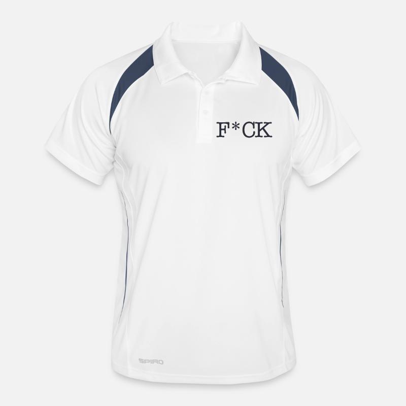 F_CK_Black Polo respirant Homme