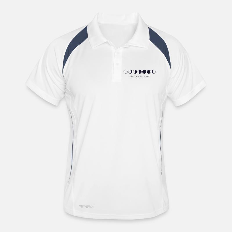 Elle est la lune Polo respirant Homme