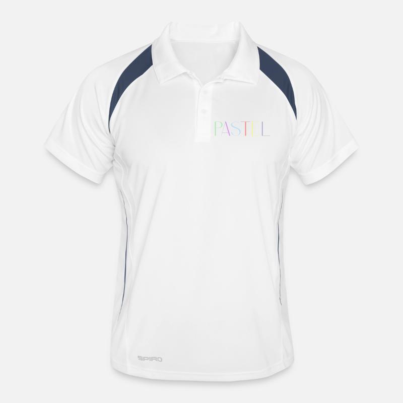 PASTELL Pastellfarben Männer Polo atmungsaktiv