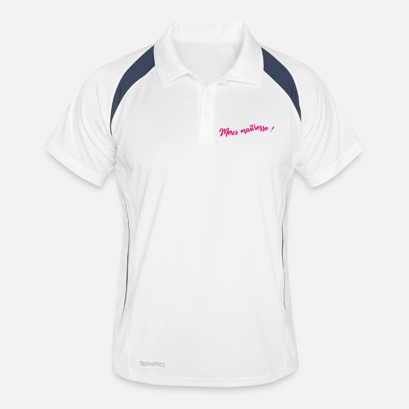 MAÎTRESSE. MERCI. MERCI MAÎTRESSE Polo respirant Homme