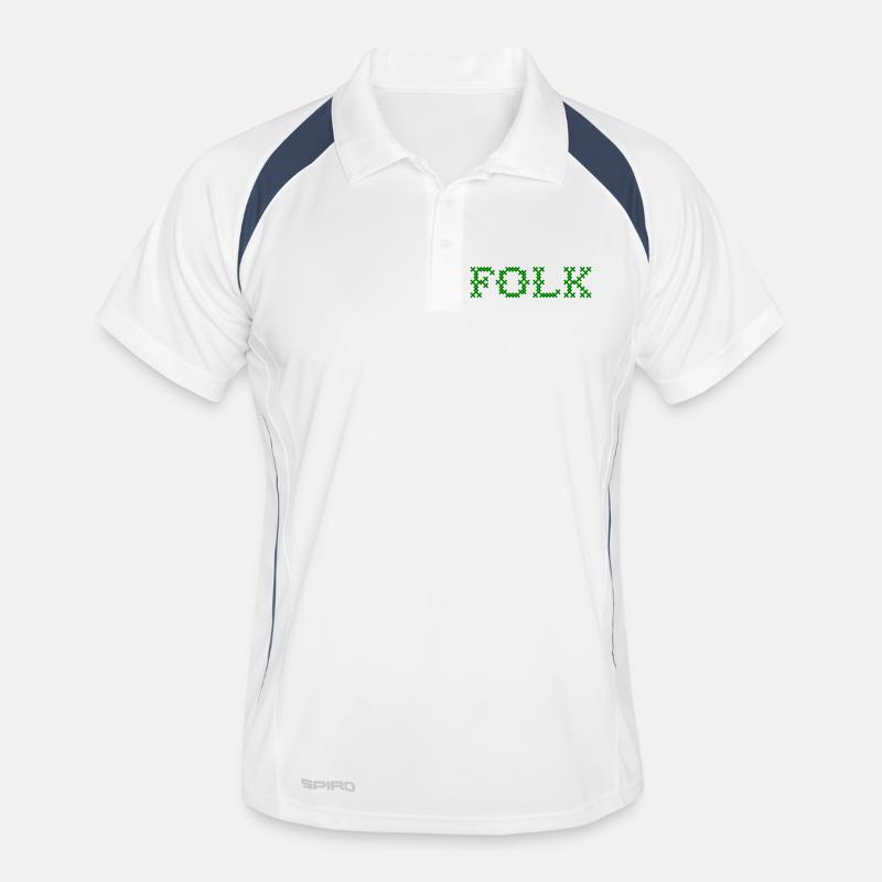 Folklore populaire Polo respirant Homme