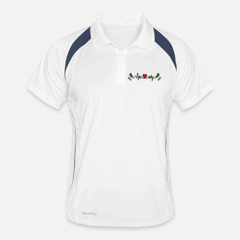 Heart rate cardio for Mexico Men's Polo breathable