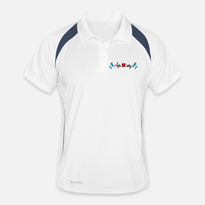 Heart rate cardio for Guatemala Men's Polo breathable