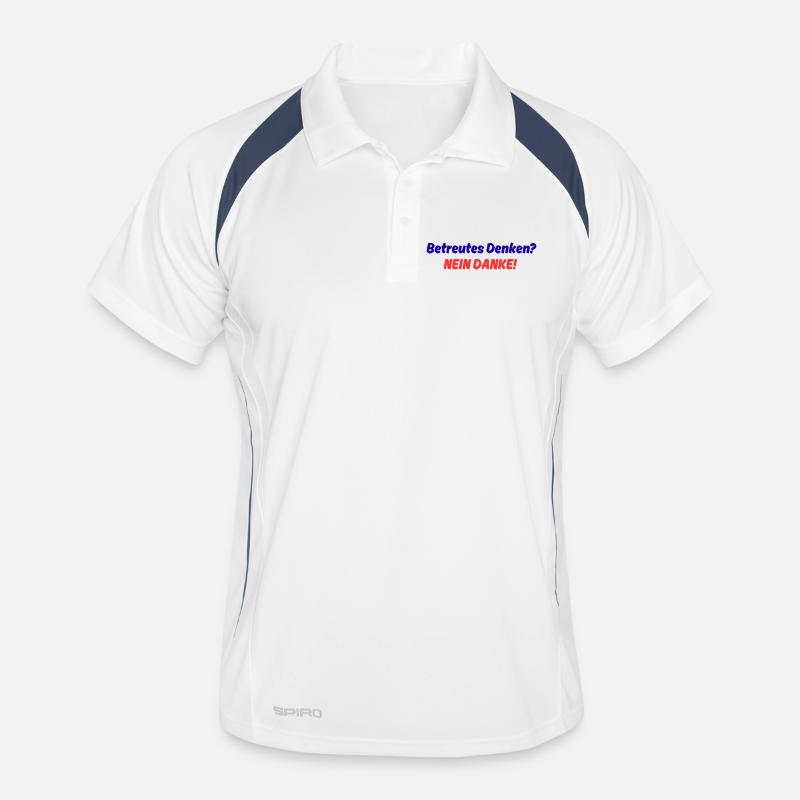 Supervised Thinking No Thanks Men's Polo breathable