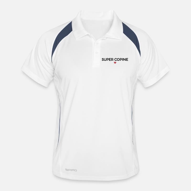 super copine Polo respirant Homme