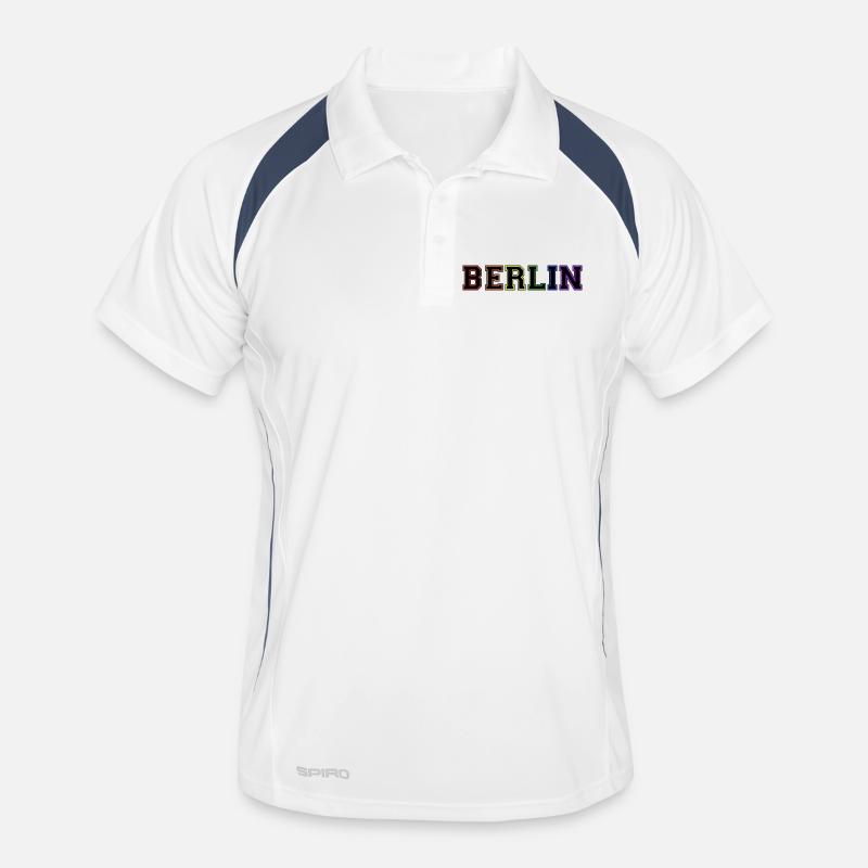 Berlin Varsity Rainbow Men's Polo breathable