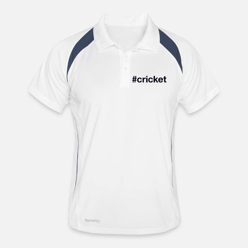 Cricket Hashtag Männer Polo atmungsaktiv