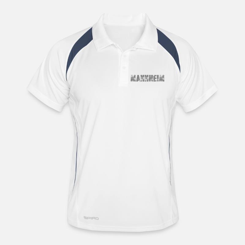 Marque de mots vieilli de Mannheim Polo respirant Homme