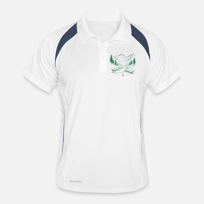 Mountains Men's Polo breathable