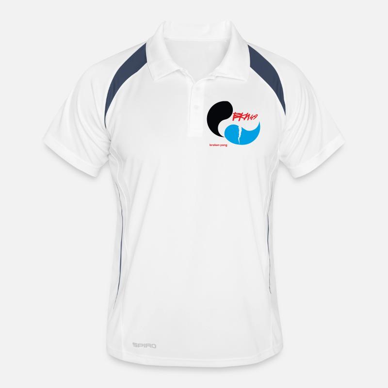 broken yang Männer Polo atmungsaktiv