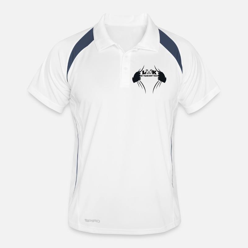 Look but please don't touch Men's Polo breathable
