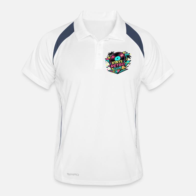 Club Rétro du Vinyle Polo respirant Homme