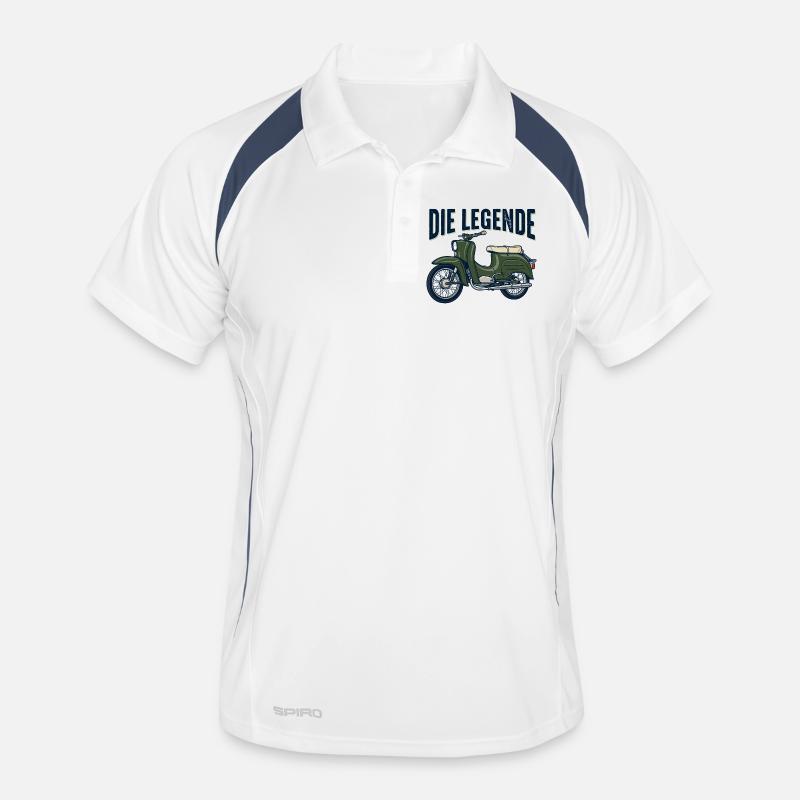Simson Schwalbe DDR Männer Polo atmungsaktiv
