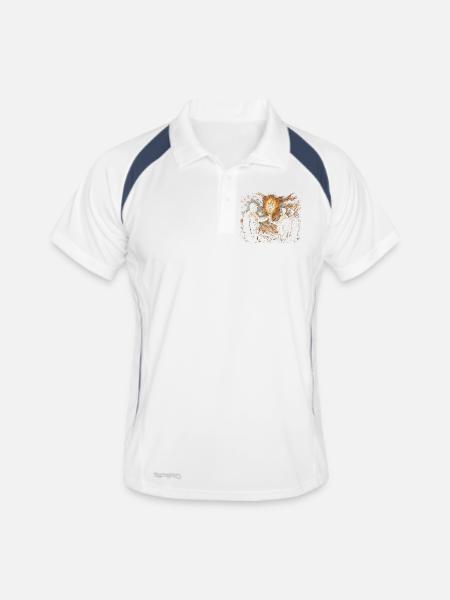 Veterans Day Für Demokraten - Männer Polo atmungsaktiv - Weiß/Navy - Vorne