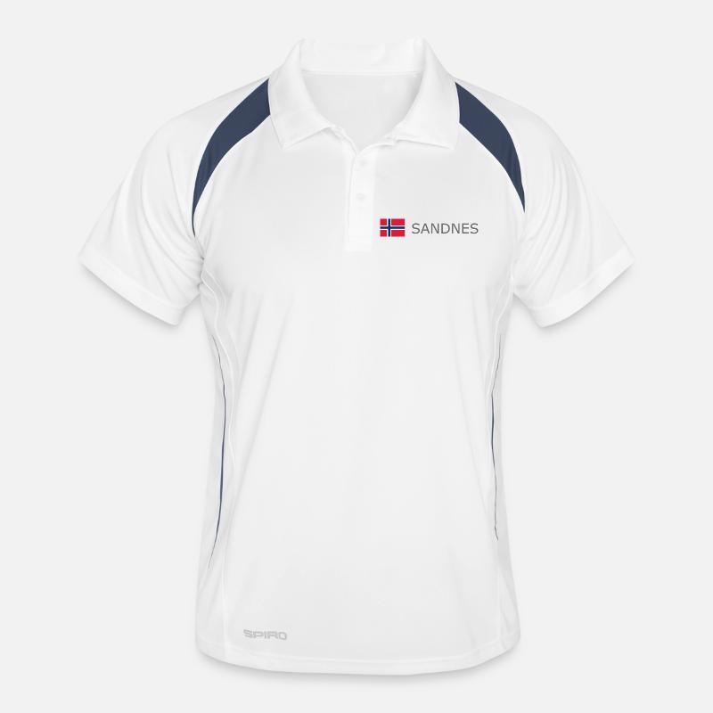 Drapeau de la Norvège - Sandnes - Norge - Norwegen Polo respirant Homme