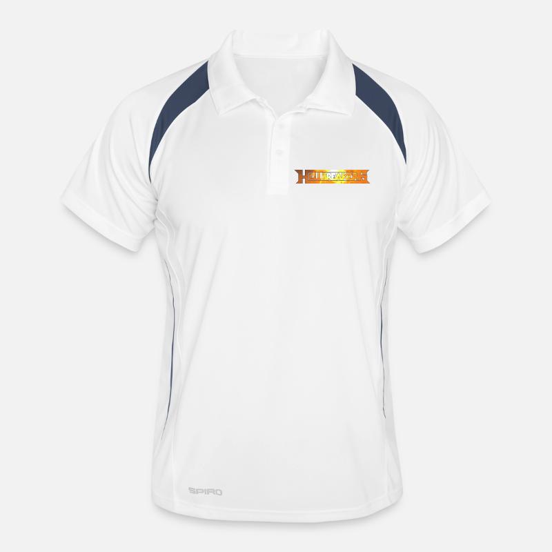 Hellbreakers - Men's Polo breathable - white/navy