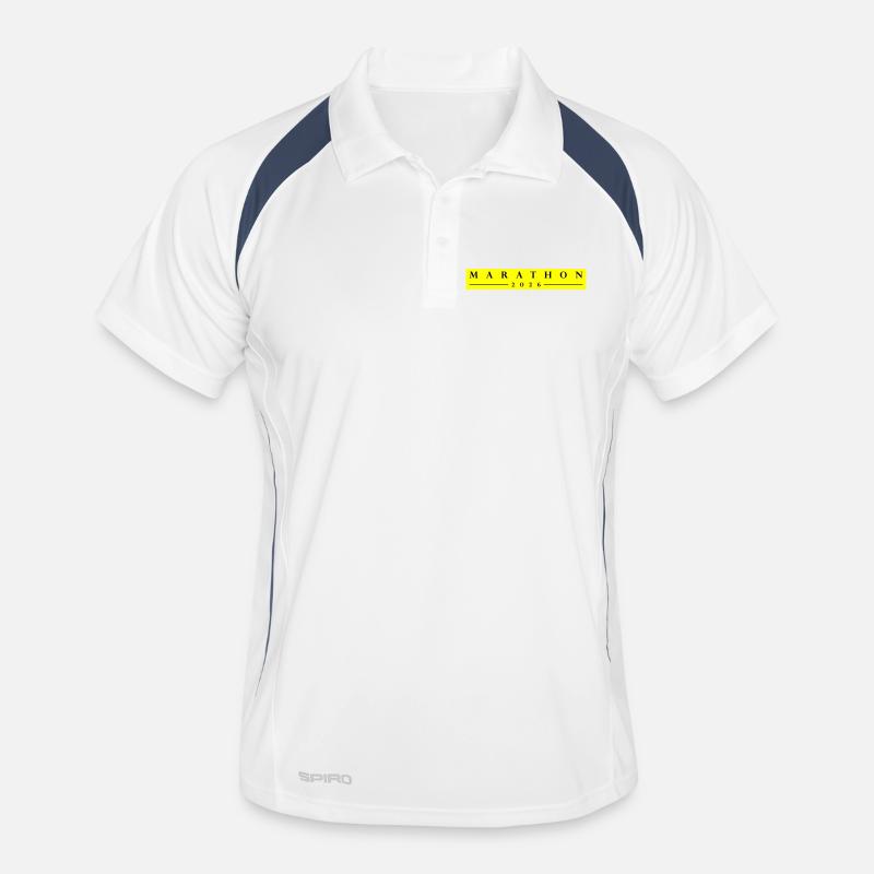 Marathon 2026 Männer Polo atmungsaktiv
