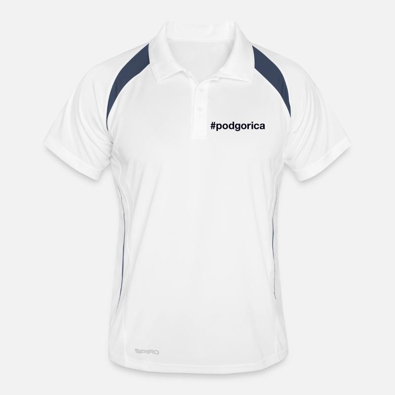 Podgorica Montenegro Hashtag Polo respirant Homme