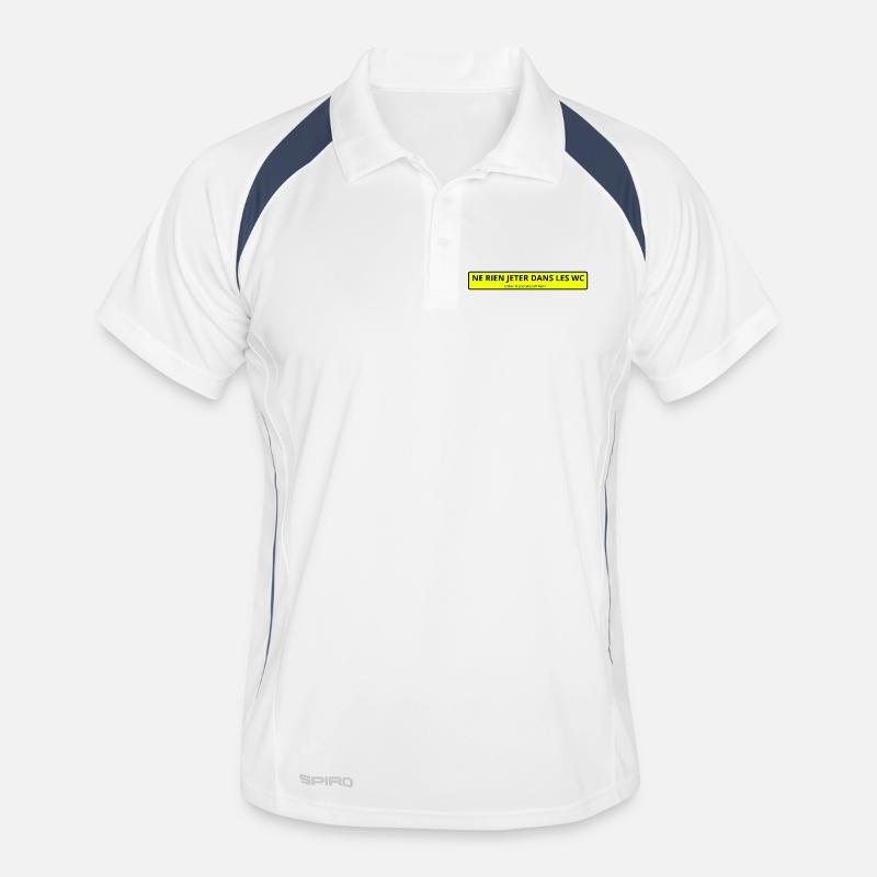 ne rien jeter  Polo respirant Homme