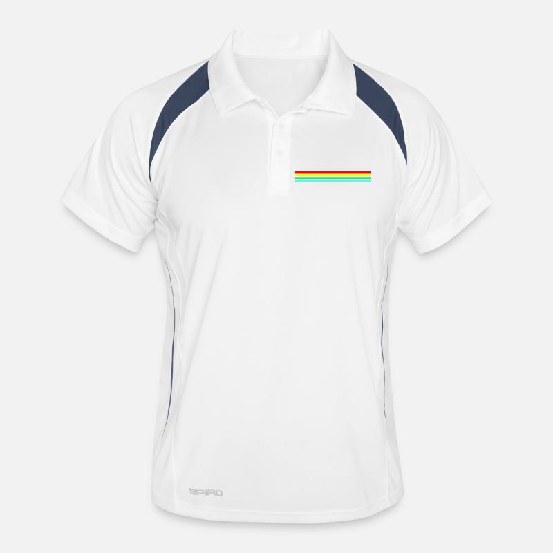 Raider rétro néon compatible Polo respirant Homme