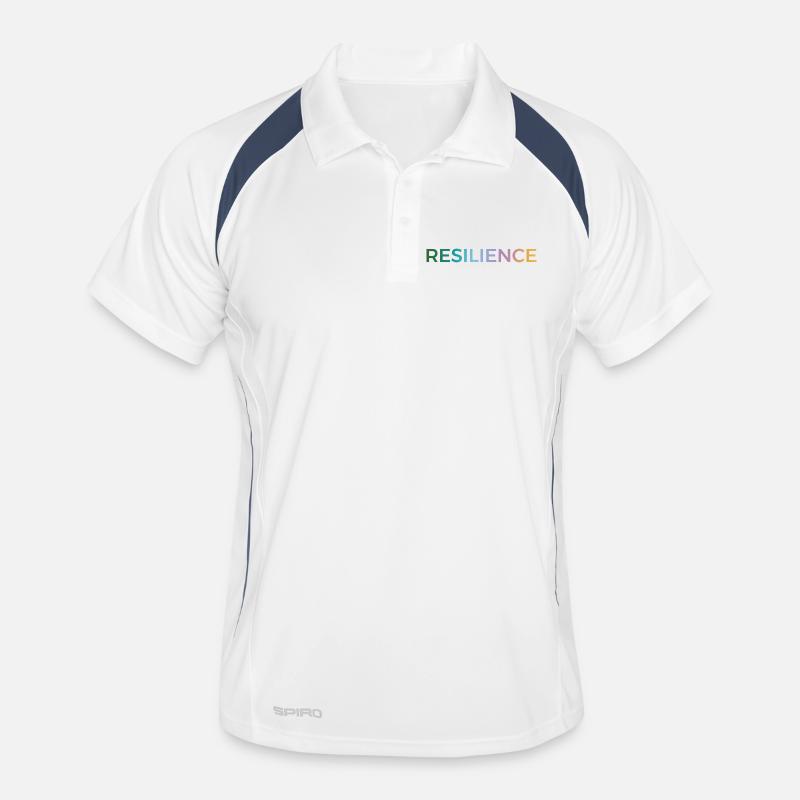 Typo de gradient de résilience Polo respirant Homme