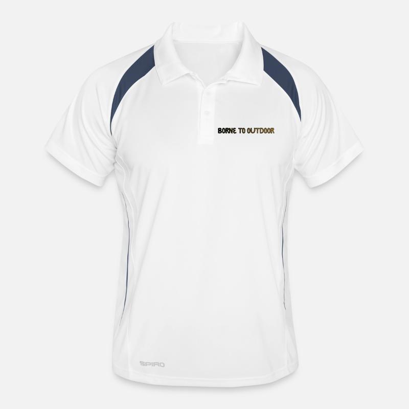 Wheel tracks Men's Polo breathable